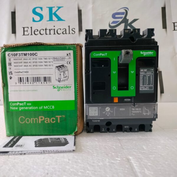 GH 1 NEW SCHNEIDER ELECTRIC C10F3TM100C 70/100A CIRCUIT BREAKER
