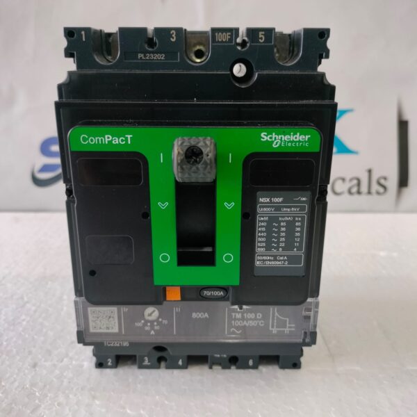 GH 3 NEW SCHNEIDER ELECTRIC C10F3TM100C 70/100A CIRCUIT BREAKER