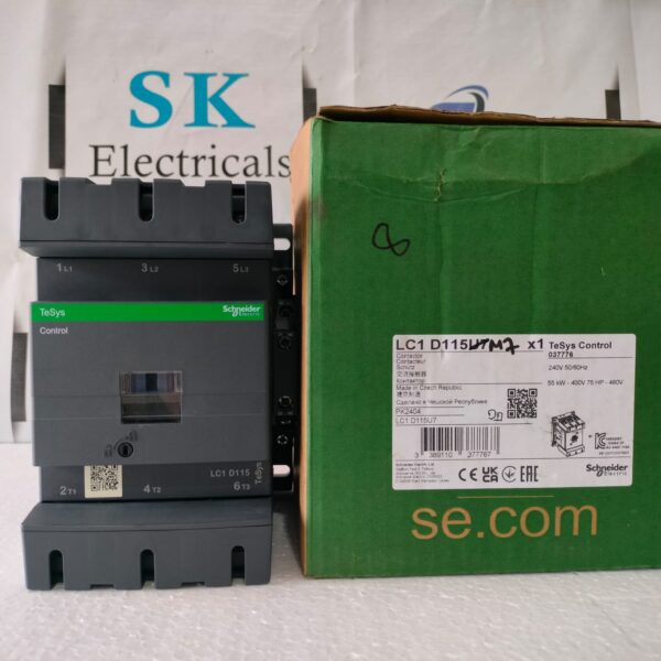 KP 1 NEW SCHNEIDER LC1D115 CONTACTOR