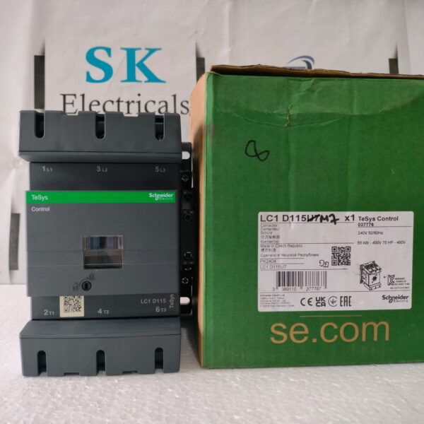 KP 2 NEW SCHNEIDER LC1D115 CONTACTOR