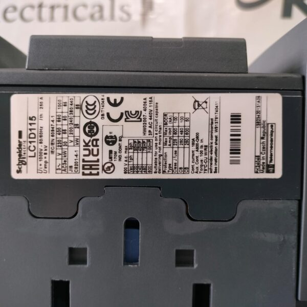 KP 9 NEW SCHNEIDER LC1D115 CONTACTOR