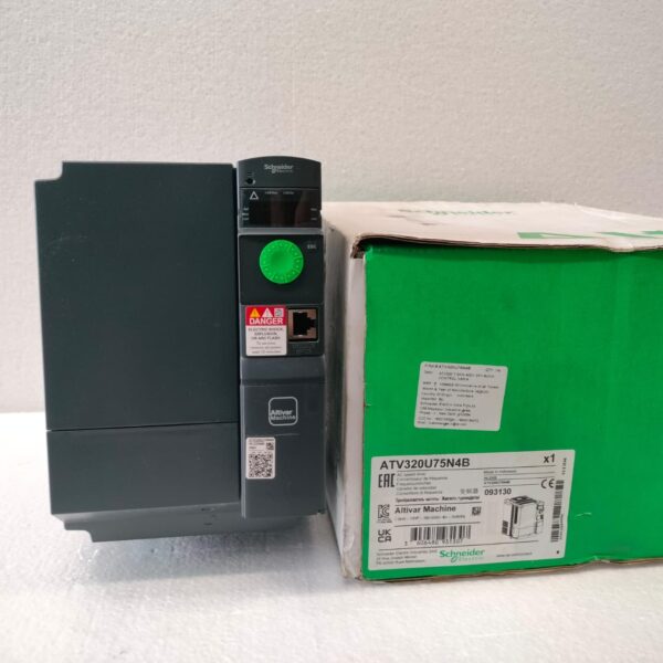 AAB 2 SCHNEIDER ELECTRIC ATV320U75N4B 7.5KW - 10HP 3 PHASE AC DRIVE