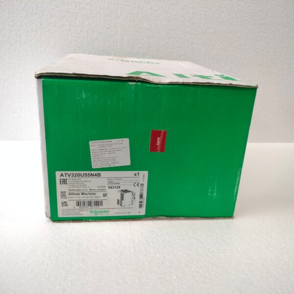 AAC 4 SCHNEIDER ELECTRIC ATV320U55N4B 5.5KW - 7.5HP 3 PHASE AC DRIVE