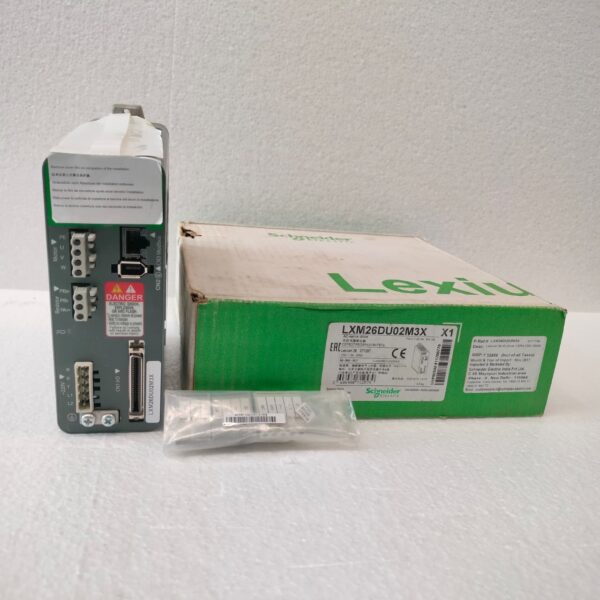 PH 2 SCHNEIDER ELECTRIC LXM26DU02M3X 200 W SERVO DRIVE
