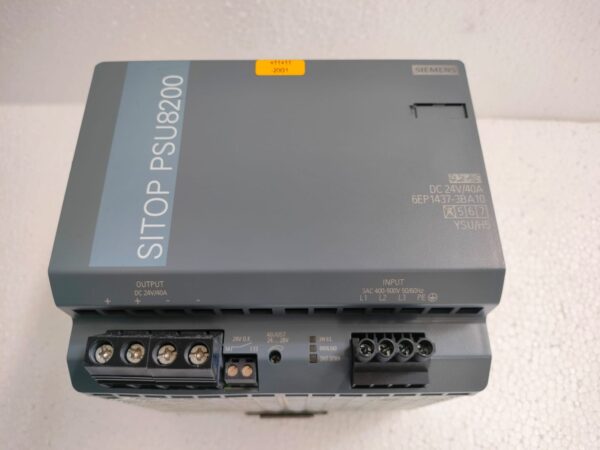 POWER SUPPLY6 SIEMENS SITOP PSU8200 6EP1437-3BA10 40Amp 3 PHASE POWER SUPPLY